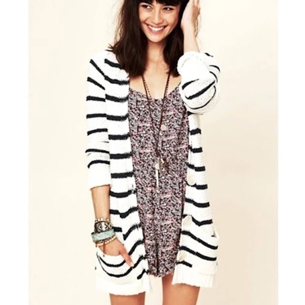 Striped cardigan